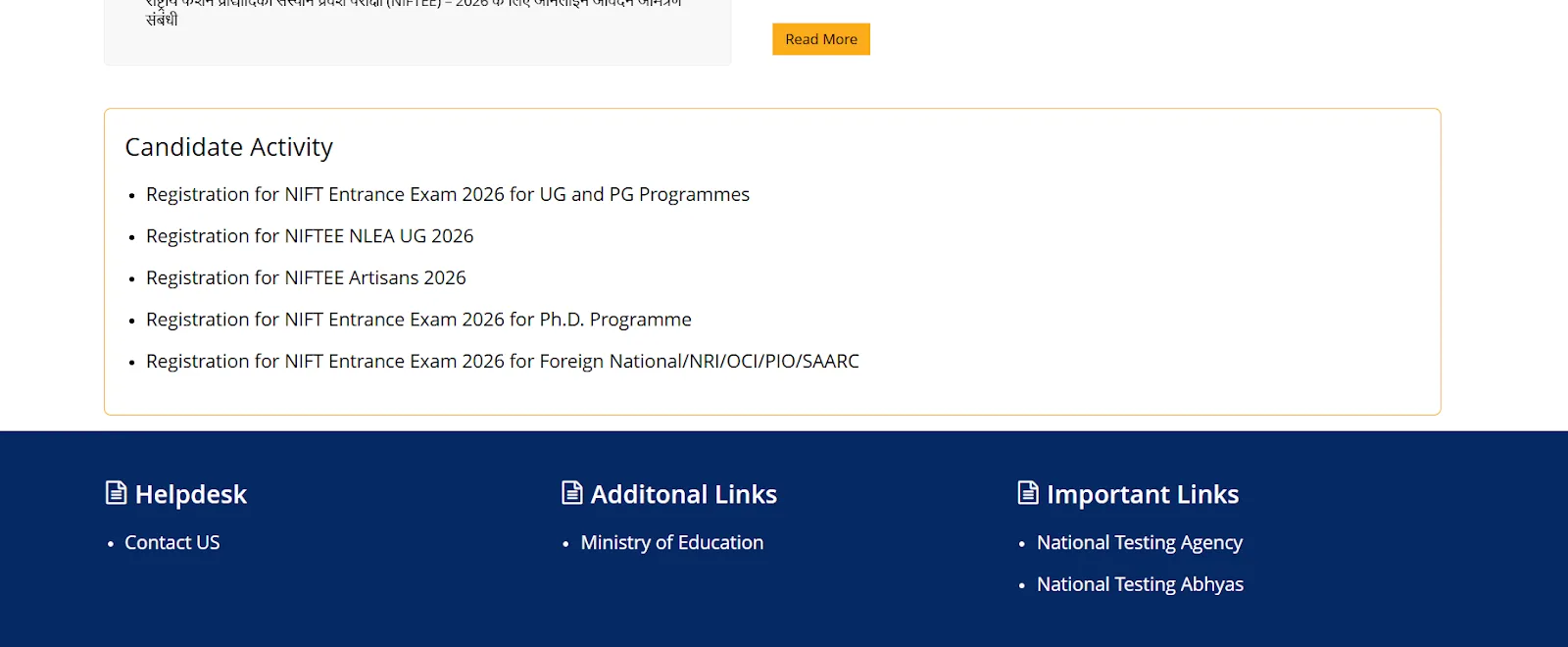 Registration for NIFT Entrance Exam 2026 for UG and PG Programmes.webp