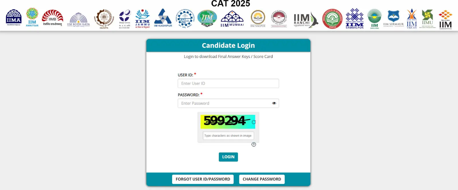 CAT 2025 login paga.webp