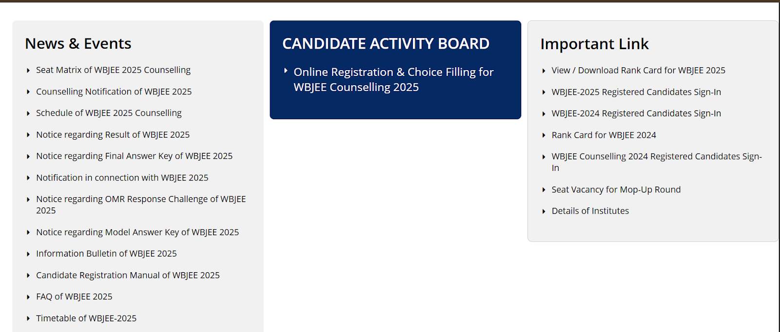 WBJEE 2025 Counselling Updates.png