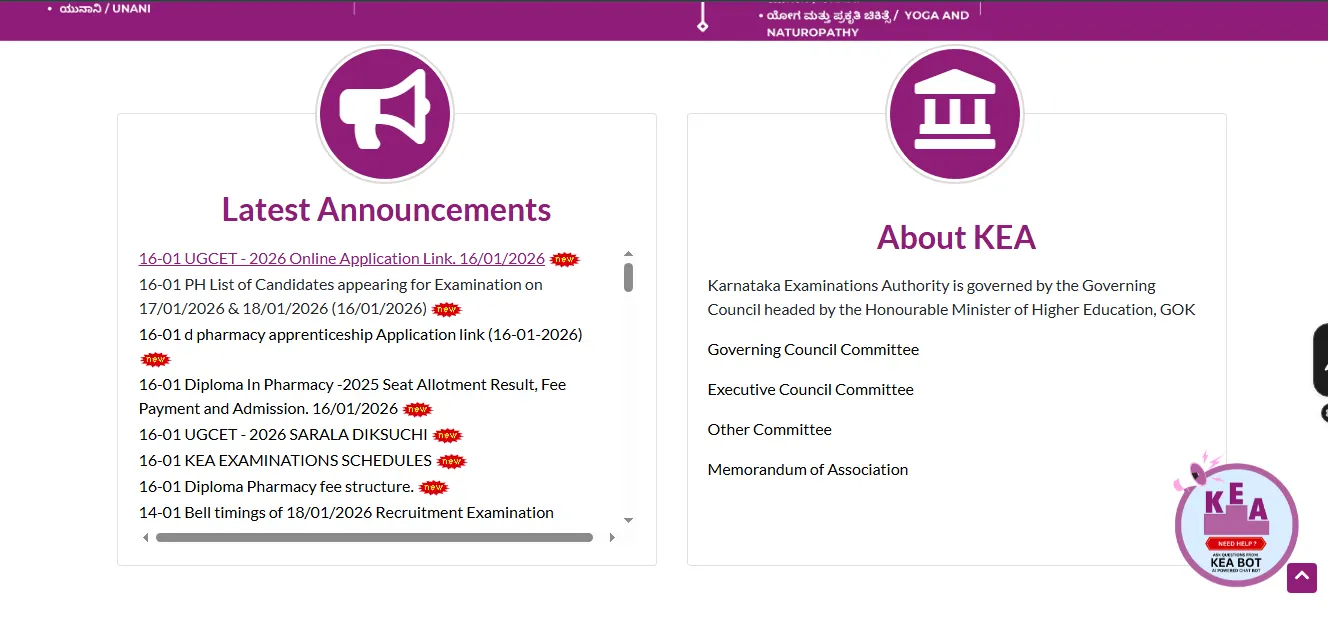 Latest publication section, Click on the first application link.webp