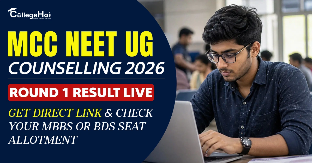 NEET UG 2026: Round 1 seat allotment result released for MBBS-BDS admission, 29945 seats allotted