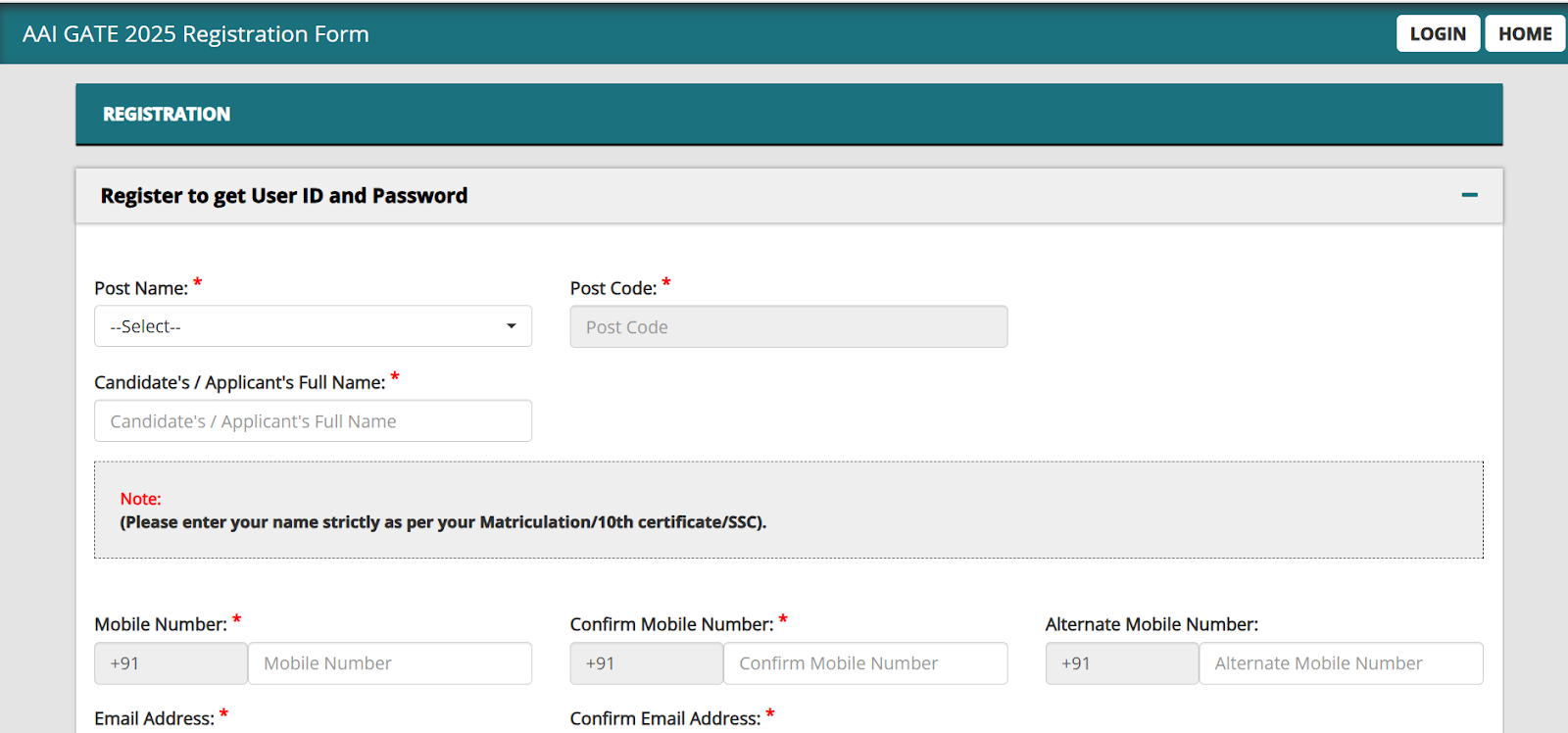 AAI Gate 2025 registration Page.png