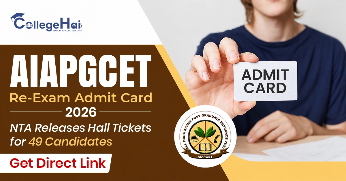 AIAPGET re-exam admit card 2026: NTA Releases Hall Tickets for 49 Candidates; Get Direct Link