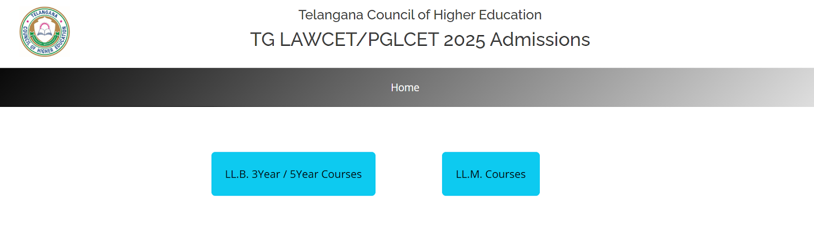TG LAWCET 3-year 5-year LLB and LLM admission page.png