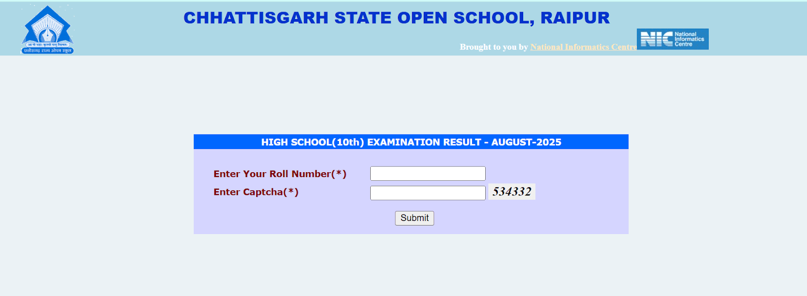 CGSOS Open School Result 2025 Check 10th Result.webp