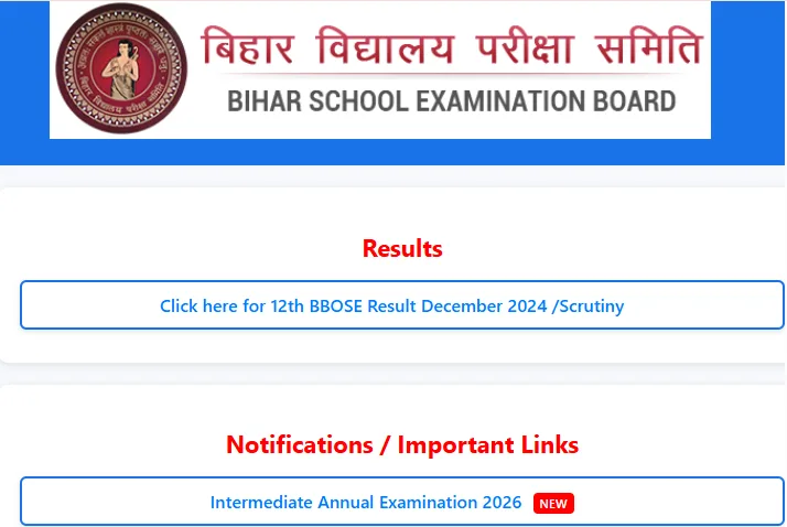 click on the Intermediate Annual Examination 2026 section.webp