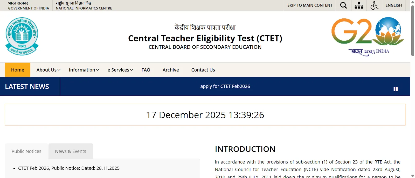 CTET official website.webp