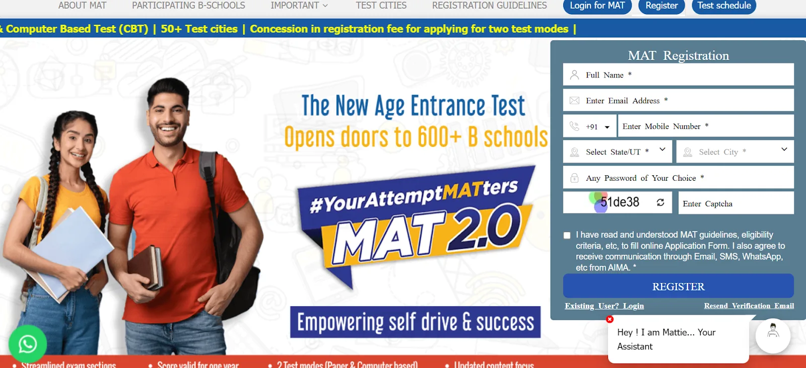 MAT 2.0 Registration Page.webp