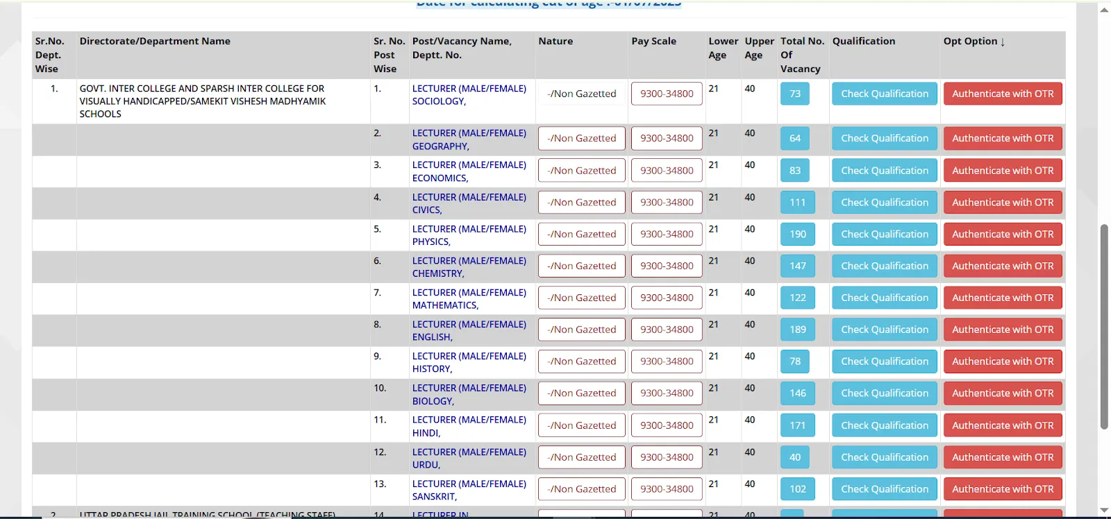 UP Lecturer Vacancy 2025.webp