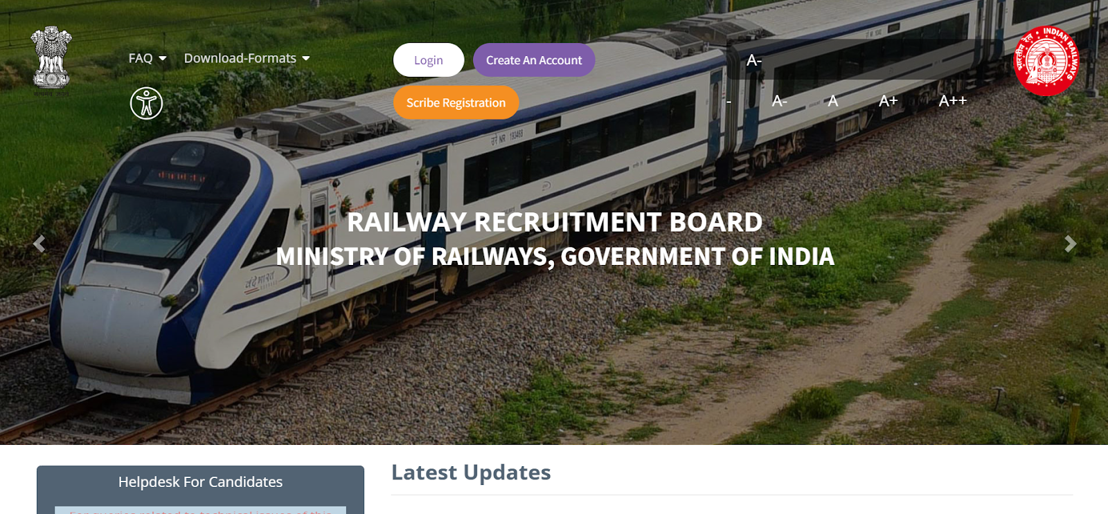 RRB Login and Registration Page.png