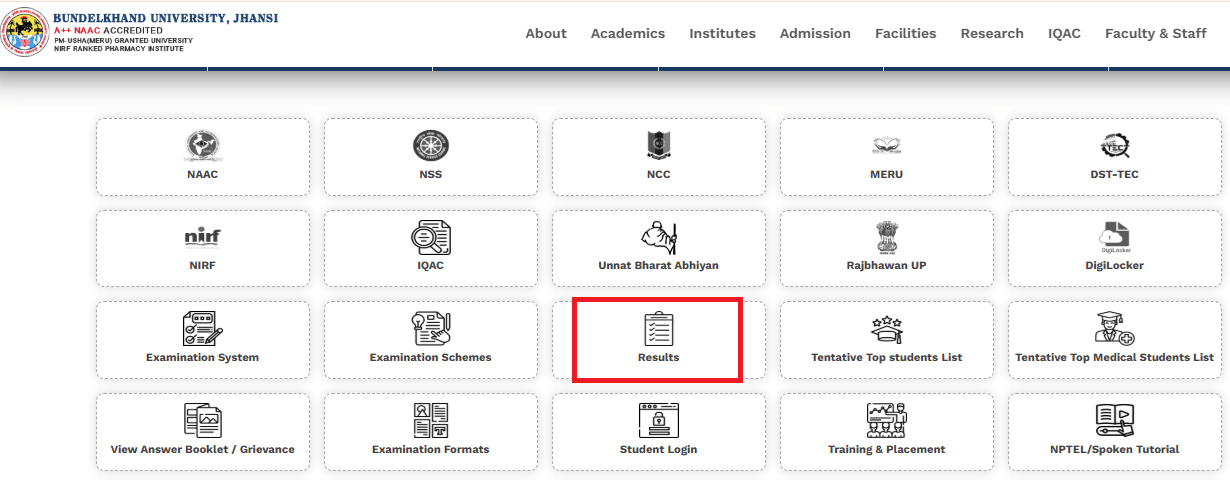 Scroll down to the “Examination” section and then click on the Result.webp