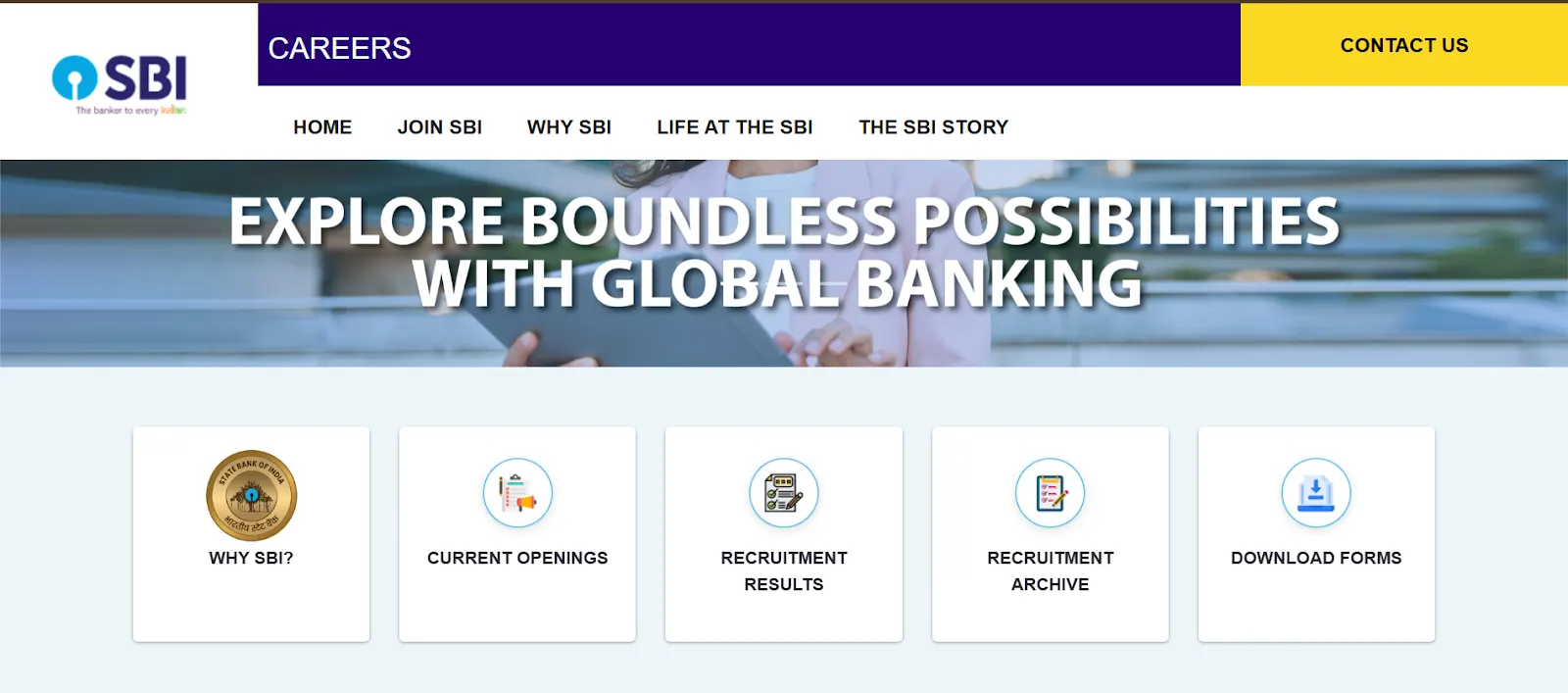 SBI Website Homepage.webp