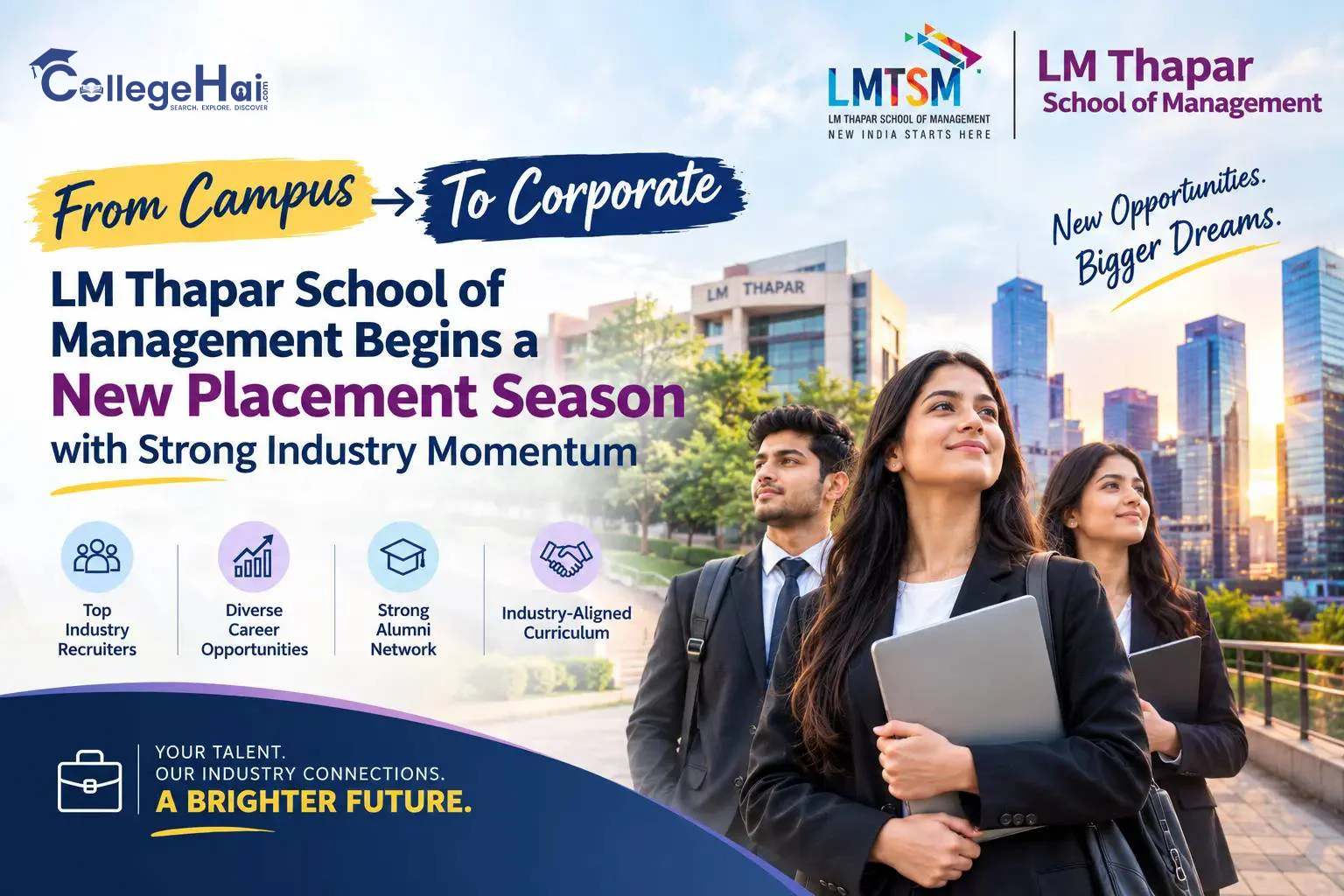 From Campus to Corporate: LM Thapar School of Management Begins a New Placement Season with Strong Industry Momentum