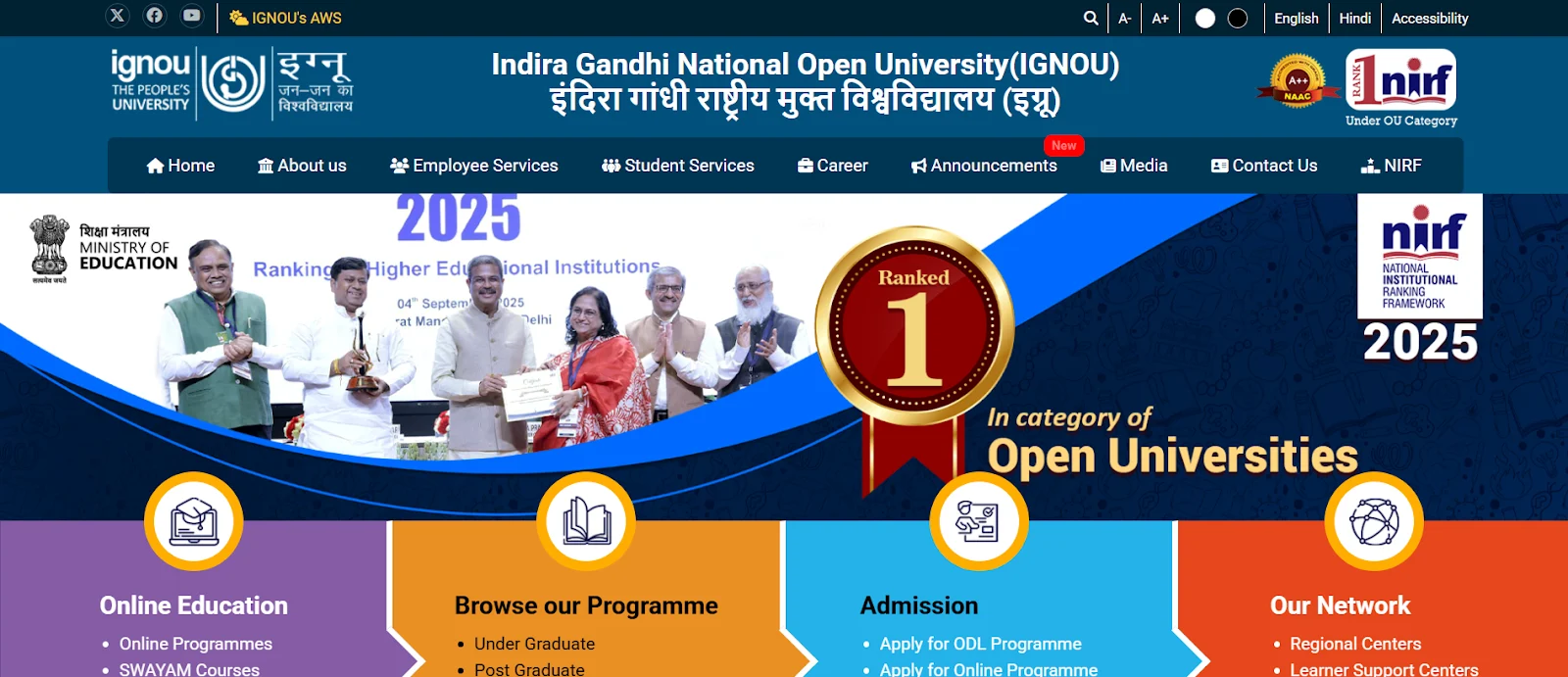 IGNOU official website.webp