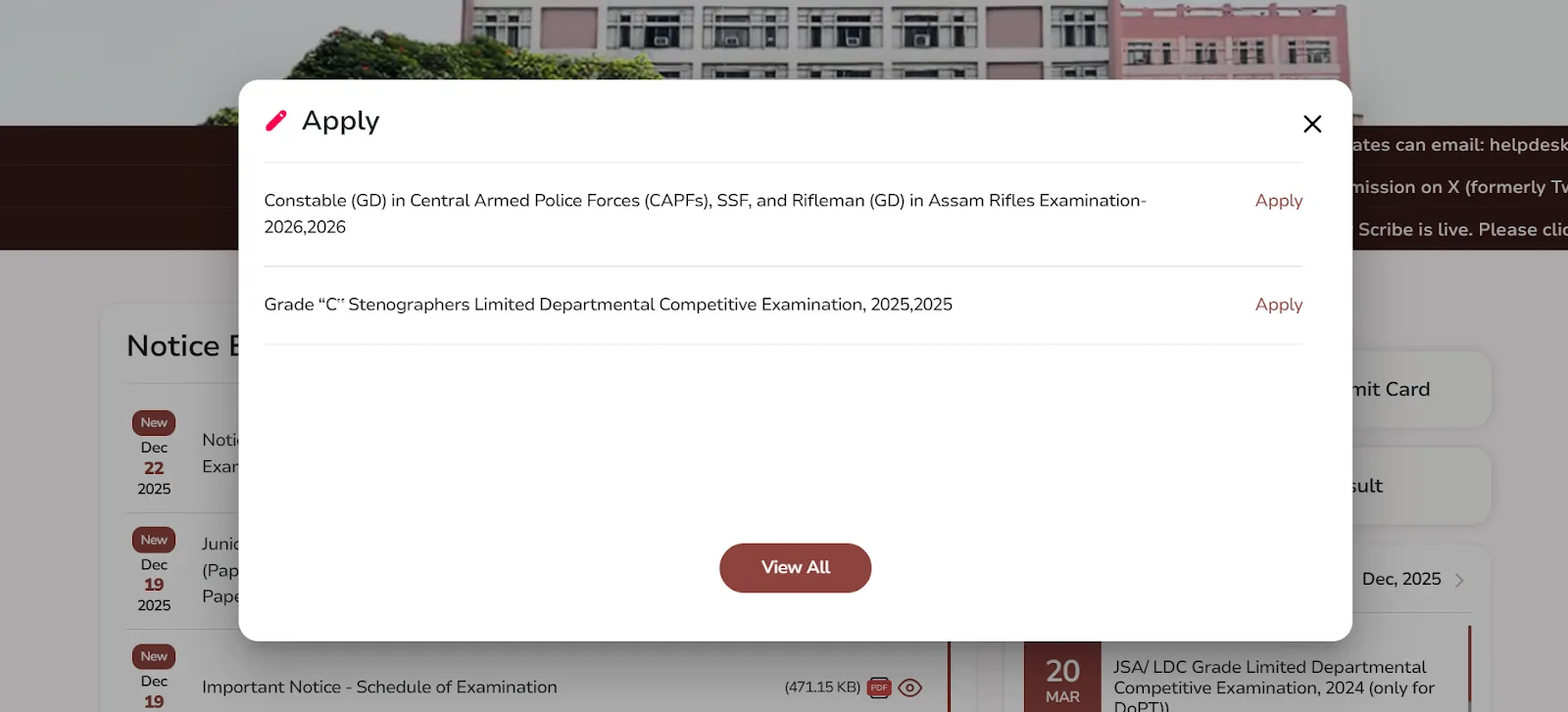 SSC Apply GD Constable and Stenographer exam applications.webp