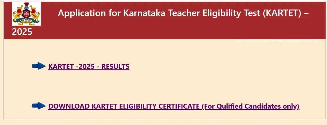 KARTET 2025 Click to results link.webp