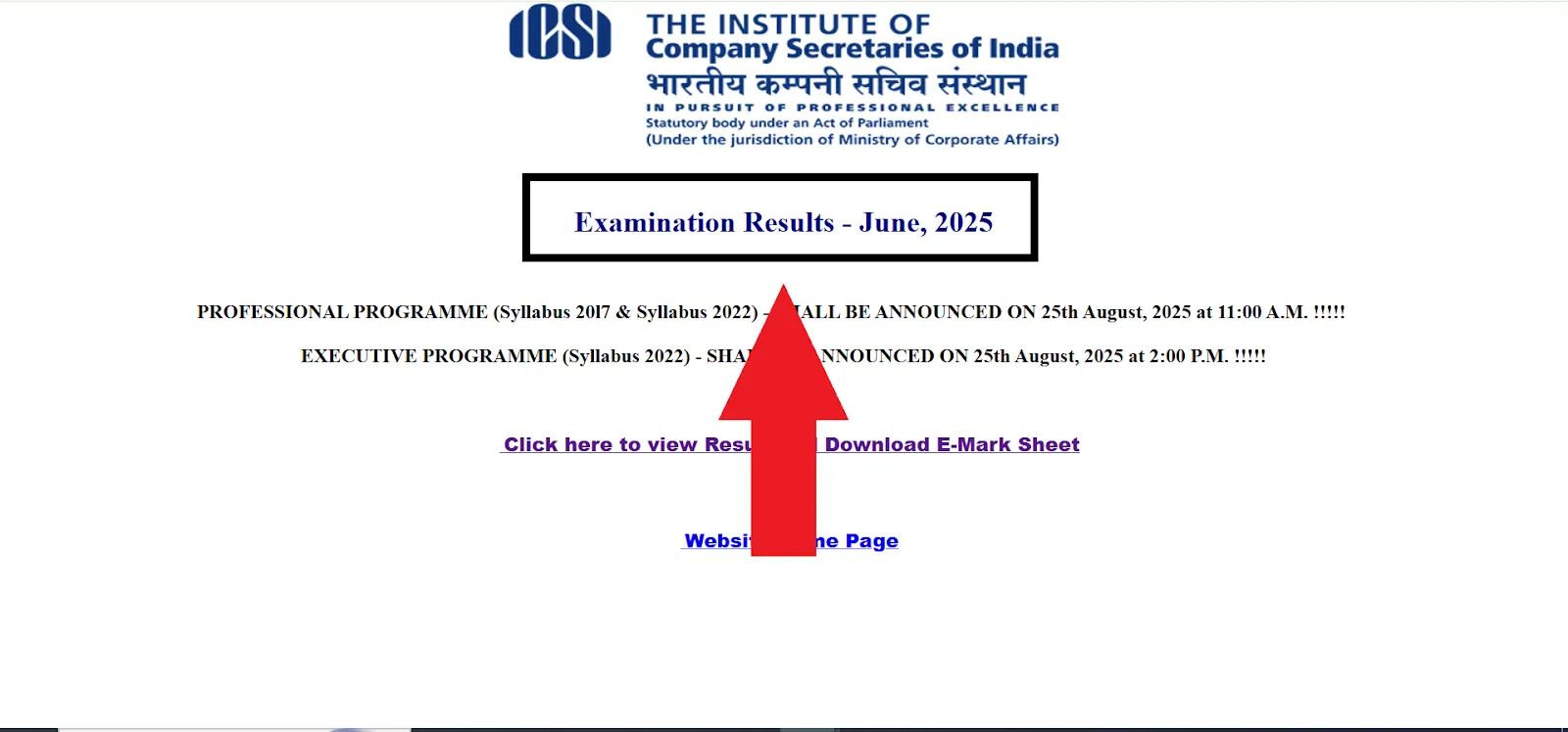 ICSI June 2025 Exam Results Announcement.webp