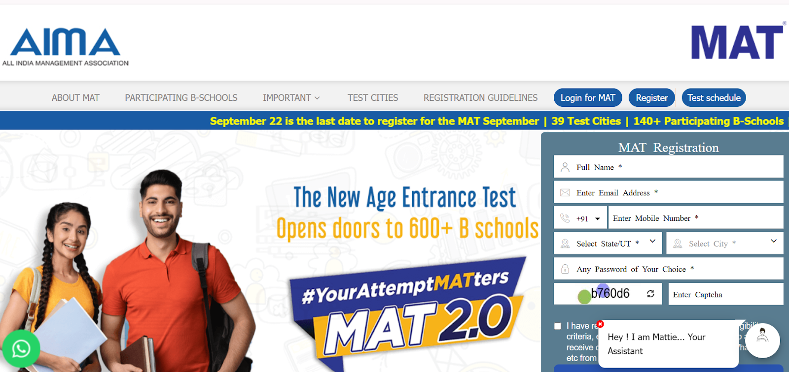 MAT 2025 registration last date September AIMA official.png