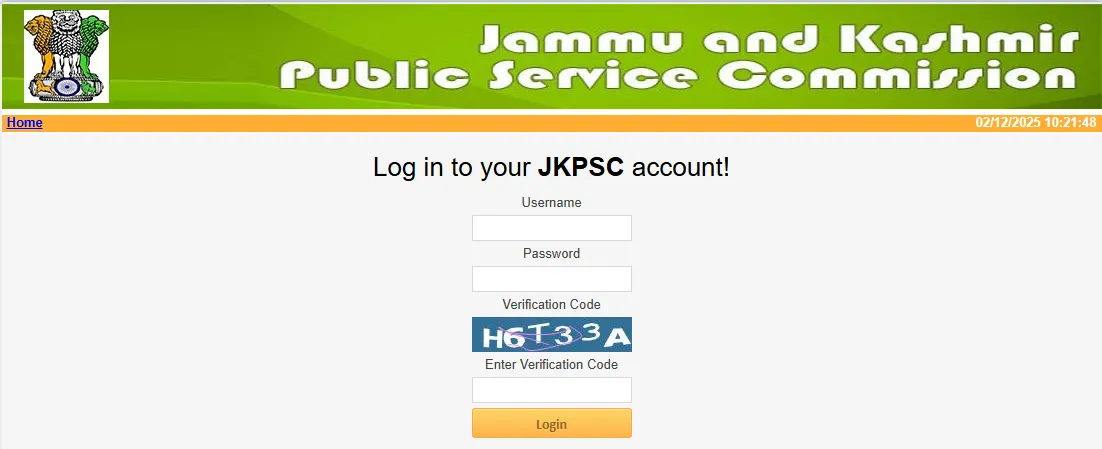 JKPSC Login Page.webp