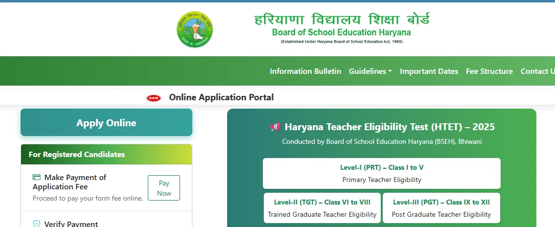 HTET 2026 Official Website.webp