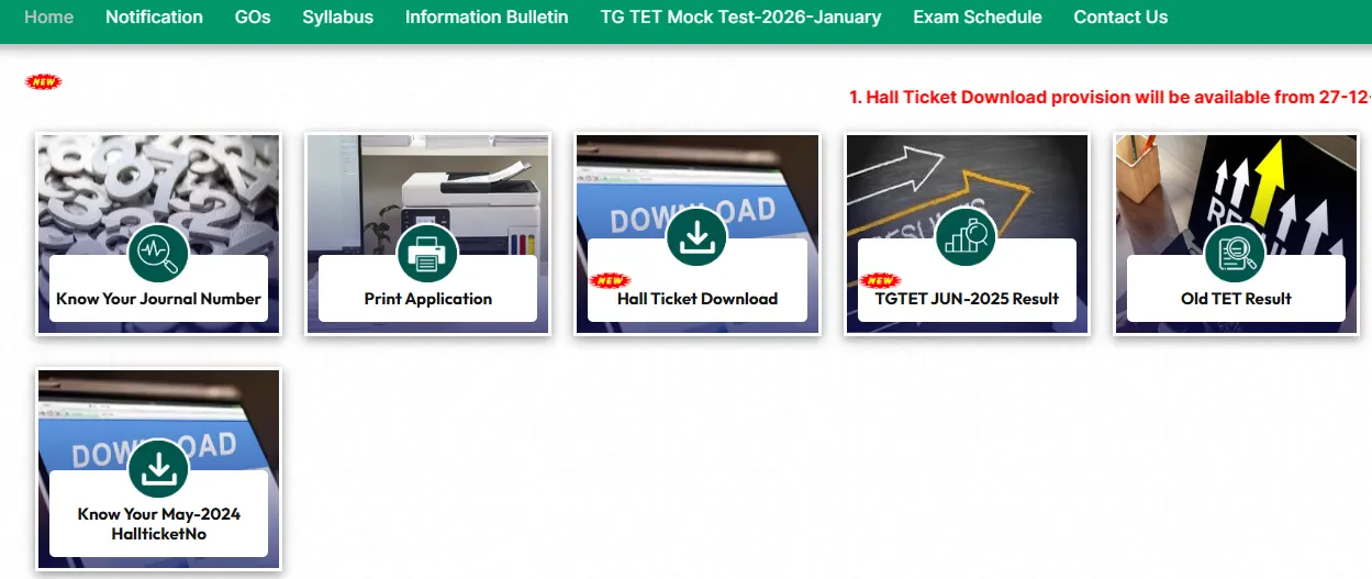 TS TET 2026, Click on the Hall Ticket Download.webp