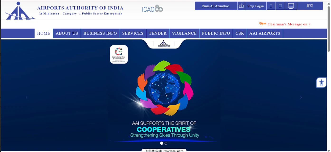 AAI Junior Executive Recruitment 2025 Official Website.webp