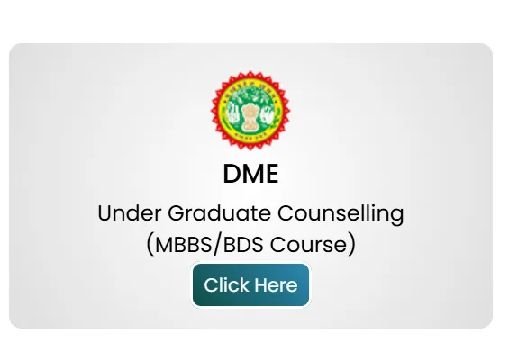 DME Undergraduate Counselling MBBS BDS.webp