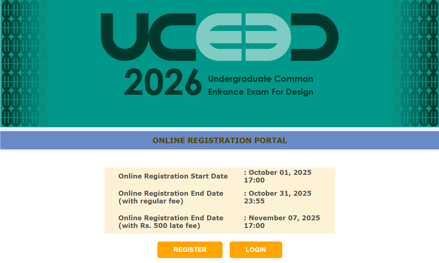 UCEED 2026 Registration Online Dates.png