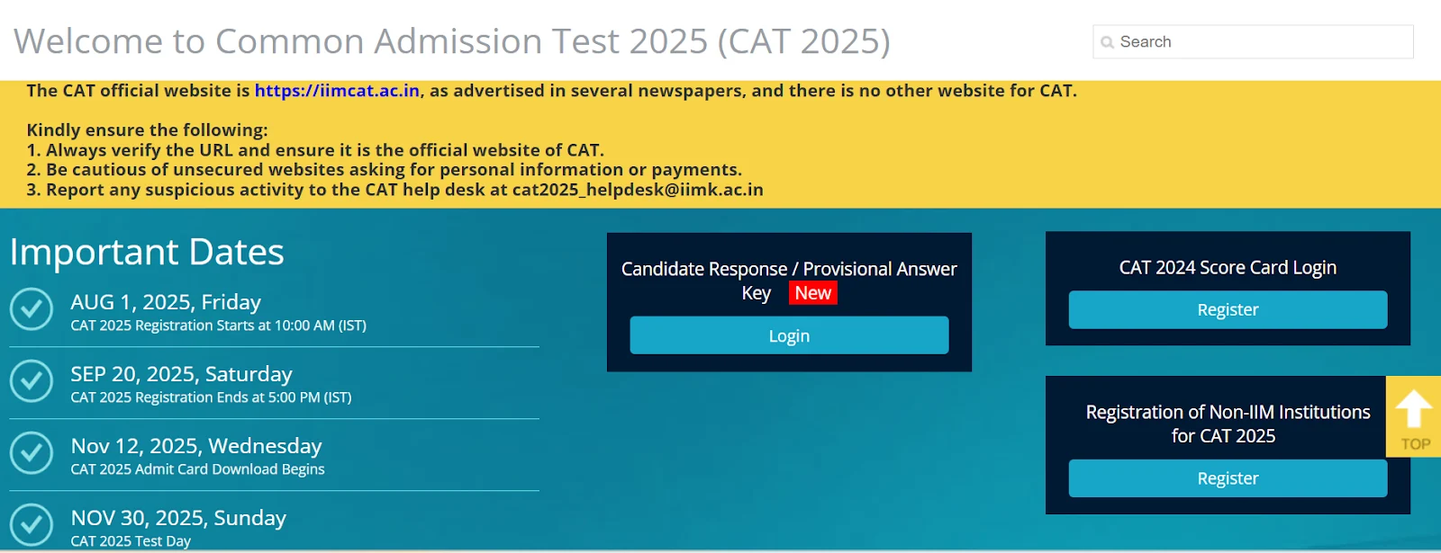 CAT 2025 Official Website.webp