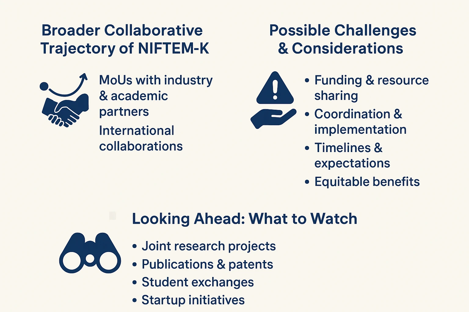 NIFTEM-K collaboration plans, challenges, and future research initiatives.webp