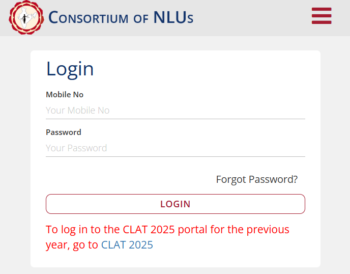 CLAT 2026 login.png